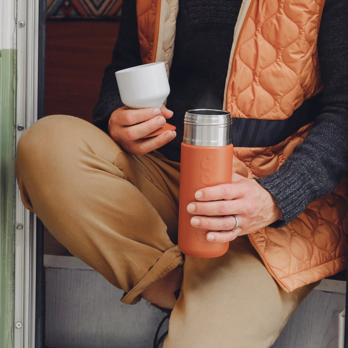 Dopper Insulated Drinkfles - Terracotta Tide - 580 Ml 13 Dopper Insulated Drinkfles - Terracotta Tide - 580 Ml - Afbeelding 11