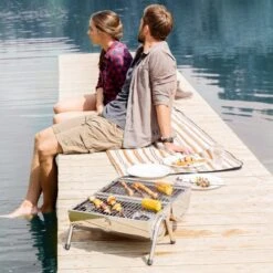 BBQ Collection Houtskoolbarbecue - Cilinder - Chroom 18 BBQ Collection Houtskoolbarbecue - Cilinder - Chroom -Merkloos Winkel 1200x1200 166