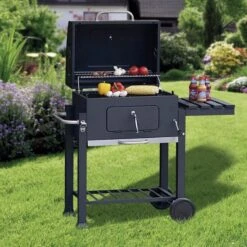 Tepro Toronto Click Barbecue Bbq Houtskool - Grilloppervlak (LxB) 56 X 42 Cm - Met Thermometer In De Deksel - RVS - Houtskoolbarbecue -Merkloos Winkel 1200x1200 180