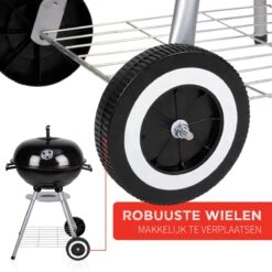 BBQ Collection Houtskoolbarbecue - Kogelbarbecue 45 X 60 Centimeter - Ronde Barbecue - Barbecue Op Wielen - Zwart - Metaal 31 BBQ Collection Houtskoolbarbecue - Kogelbarbecue 45 X 60 Centimeter - Ronde Barbecue - Barbecue Op Wielen - Zwart - Metaal -Merkloos Winkel 1200x1200 187