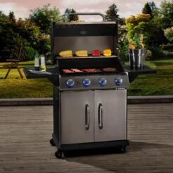 Kansas Gasgrill Barbecue - 4 Pits - RVS -Merkloos Winkel 1200x1200 215