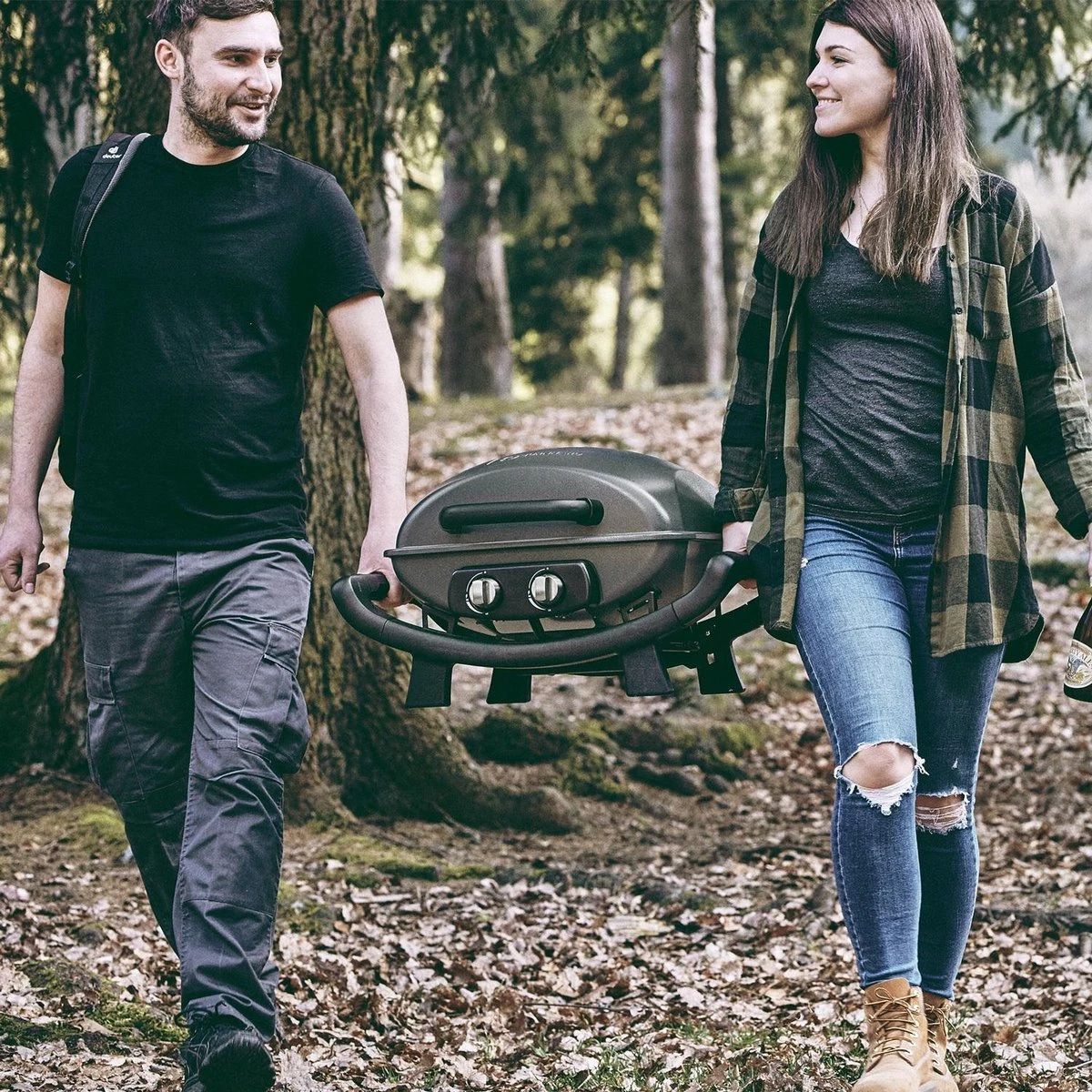 Burnhard Draagbare 2-Branders Gasbarbecue - Afdekhoes - BBQ Wayne 7 Burnhard Draagbare 2-Branders Gasbarbecue - Afdekhoes - BBQ Wayne - Afbeelding 5