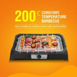 Aigostar Lava 30LDQ - Elektrische Grill - BBQ - Tafel Barbecue - Grilloppervlakte 41 X 24 Cm - 2000 Watt -Merkloos Winkel 1200x1200 263