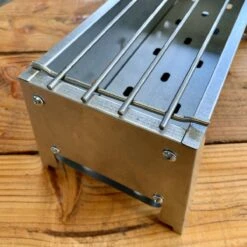 Spiedini Saté-bbq Bali 40 Mini - Kleine, Smalle Houtskoolbarbecue Met Horizontaal Rooster Voor Sate Of Andere Spiesjes - 40 Cm Lang, 11 Cm Breed, 14 Cm Hoog - Ideaal Voor Tuin- Of Open Haard, Of Balkon - Materiaal: Gealuminiseerd Ijzer -Merkloos Winkel 1200x1200 27