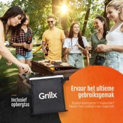GrillX Barbecue Hoes - 145 X 61 X 117cm - BBQ Hoes Waterdicht - Beschermhoes Inclusief Trekkoord - BBQ Accesoires -Merkloos Winkel 1200x1200 288