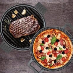 Chefs Cuisine Gietijzeren Grillpan - Grillpan Gietijzer - Gietijzer Bbq Grillpan - Gietijzeren Grillplaat - Pizzasteen - Plancha Gietijzer - Gietijzeren Bakplaat - Rond 36 Cm - Dubbelzijdig 7 Chefs Cuisine Gietijzeren Grillpan - Grillpan Gietijzer - Gietijzer Bbq Grillpan - Gietijzeren Grillplaat - Pizzasteen - Plancha Gietijzer - Gietijzeren Bakplaat - Rond 36 Cm - Dubbelzijdig -Merkloos Winkel 1200x1200 290