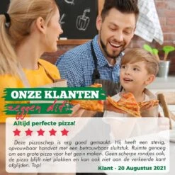 Ecowize Pizzaschep Voor BBQ En Oven - Aluminium Pizzaspatel Vierkant 30cm Met Inklapbaar Handvat - Met Extra Professionele Pizzasnijder -Merkloos Winkel 1200x1200 329