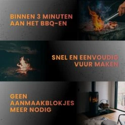 Master Knives BBQ Aansteker Electrisch - BBQ Accesoires - Zwarte BBQ Starter - Looftlighter -Merkloos Winkel 1200x1200 350