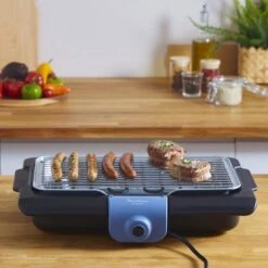 Moulinex BG134812 Barbecue Tafelblad Electrisch 2100W Zwart, Blauw, Zilver Barbecue -Merkloos Winkel 1200x1200 40