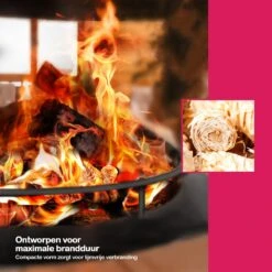 Aanmaakkrullen Voor BBQ Of Kachel | 3kg ECO FSC Gecertificeerd Aanmaakhout Barbecue - Biologisch En Duurzaam Aanmaakwokkels - Houtwol Wokkels - Barbeque Aansteker - Aanmaakblokjes - Accessoires - Ongeveer 240 Krullen -Merkloos Winkel 1200x1200 415