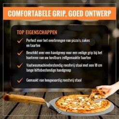 Inpro Pizzaschep RVS - Rond - Voor BBQ En Oven - Pizzaspatel - Taartschep - Houten Handvat - BBQ Gereedschap - Keukengerei - 30 Cm Diameter - Spatel 17 Inpro Pizzaschep RVS - Rond - Voor BBQ En Oven - Pizzaspatel - Taartschep - Houten Handvat - BBQ Gereedschap - Keukengerei - 30 Cm Diameter - Spatel -Merkloos Winkel 1200x1200 453