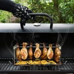 GrillX Kippenvleugelhouder - Kiphouder Voor BBQ & Oven - RVS - BBQ Accesoires -Merkloos Winkel 1200x1200 467