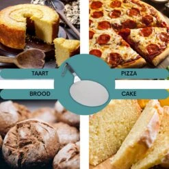 Nowad Pizzaschep RVS Rond - 30,5 Cm - PVC Handvat -Merkloos Winkel 1200x1200 474