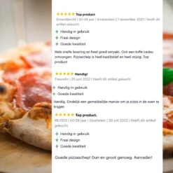 Nowad Pizzaschep RVS Rond - 30,5 Cm - PVC Handvat -Merkloos Winkel 1200x1200 475