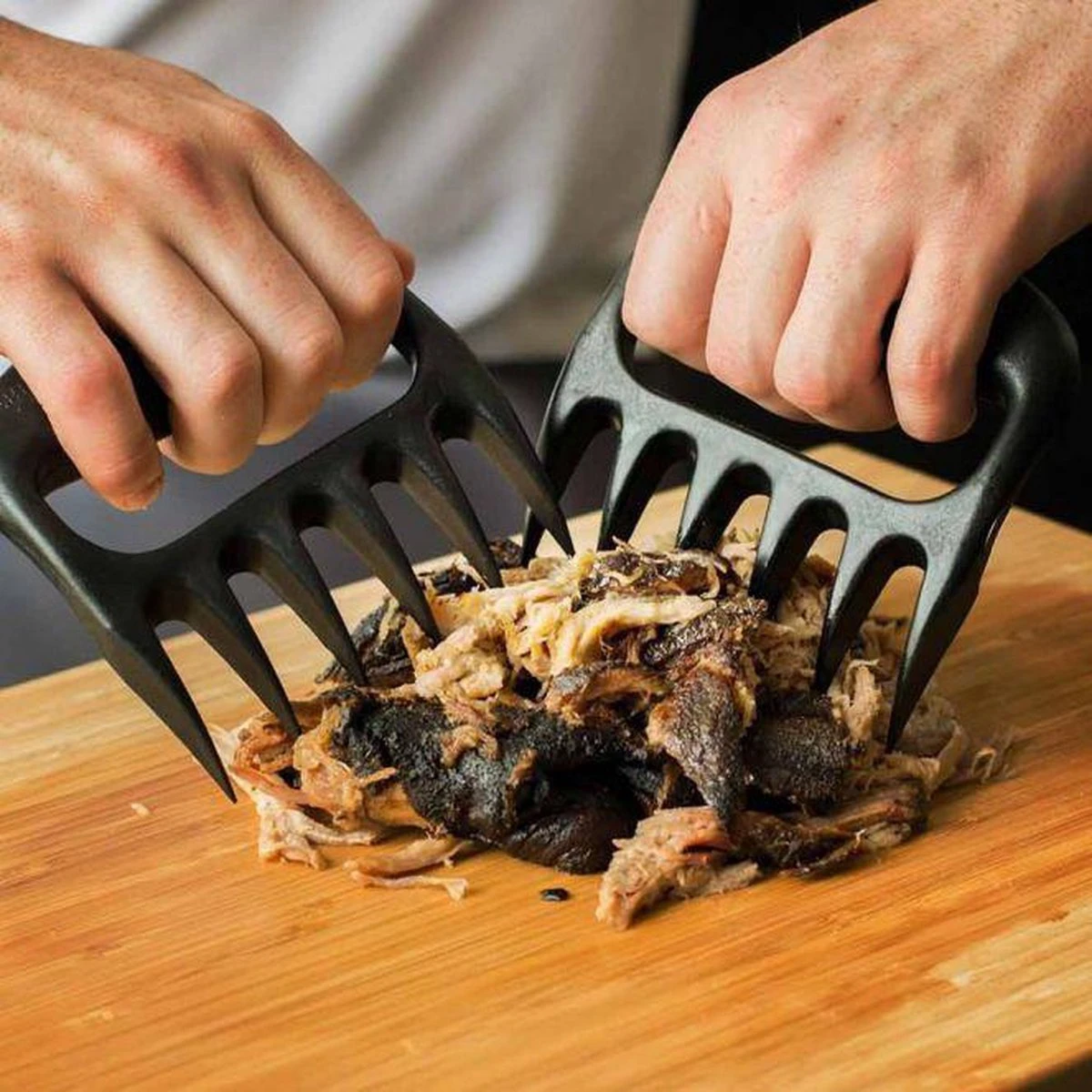 GS Barbecue Vleesklauwen Voor Pulled Pork - 2 Stuks - BBQ Vleesklauw - Snijhulp 6 GS Barbecue Vleesklauwen Voor Pulled Pork - 2 Stuks - BBQ Vleesklauw - Snijhulp - Afbeelding 4