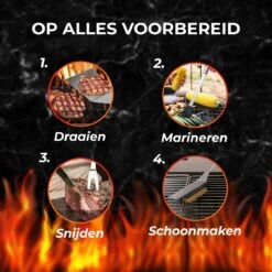 GrillX Barbecue Gereedschap Set - 19-delig - Inclusief Luxe Draagtas - BBQ Accesoires - Gereedschapset -Merkloos Winkel 1200x1200 504