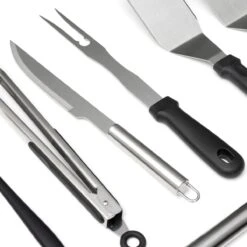 BBQ Gereedschapset - Opbergtas - BBQ Accessoires - BBQ Tang - BBQ Set - BBQ Borstel - BBQ Gereedschap - Roestvrij Staal -Merkloos Winkel 1200x1200 521