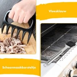 BBQ Accesoires Set Gereedschap Tang Borstel Barbecue Kookgerei - 10 Delig 16 BBQ Accesoires Set Gereedschap Tang Borstel Barbecue Kookgerei - 10 Delig -Merkloos Winkel 1200x1200 528
