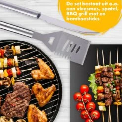 BBQ Accesoires Set Gereedschap Tang Borstel Barbecue Kookgerei - 10 Delig 17 BBQ Accesoires Set Gereedschap Tang Borstel Barbecue Kookgerei - 10 Delig -Merkloos Winkel 1200x1200 529