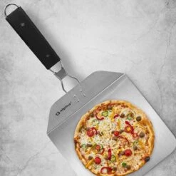 RVS Pizzaschep Inklapbaar Vierkant Handvat - Taartschep - Pizzaspatel BBQ Pannekoeken Spatel -Merkloos Winkel 1200x1200 532