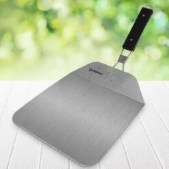RVS Pizzaschep Inklapbaar Vierkant Handvat - Taartschep - Pizzaspatel BBQ Pannekoeken Spatel -Merkloos Winkel 1200x1200 533