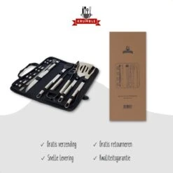 Krumble 18-delige Barbecue Set / Roestvrijstalen BBQ Set Van 18 / Inclusief Handige Opbergtas - RVS 14 Krumble 18-delige Barbecue Set / Roestvrijstalen BBQ Set Van 18 / Inclusief Handige Opbergtas - RVS -Merkloos Winkel 1200x1200 536