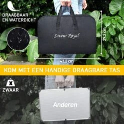 Saveur Royal® 35-delige Barbecue Gereedschapset In Roestvrij Staal - BBQ Grill Set Met Draagtas - Barbecuegerei-sets - Barbecue Accessoires Gereedschap - 35-delig -Merkloos Winkel 1200x1200 539