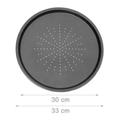 Relaxdays 3 Pizaplaten Met Pizzarek, Pizza Bakplaat Rond 33 Cm, Pizzaplaat 3stuk -Merkloos Winkel 1200x1200 551