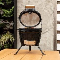BluMill Kamado BBQ Egg - Kamado 13 Inch - Incl. Vlees Thermometer - Houtskoolbarbecues - Zwart - Ø 27cm -Merkloos Winkel 1200x1200 58