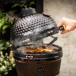 BluMill Kamado BBQ Egg - Kamado 13 Inch - Incl. Vlees Thermometer - Houtskoolbarbecues - Zwart - Ø 27cm -Merkloos Winkel 1200x1200 62