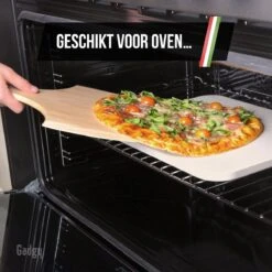 Gadgy Pizzasteen Met Pizzaschep – Cordieriet Voor Knapperige Pizzabodem – Pizzasteen Voor BBQ, Oven Of Kamado - Pizzaspatel - Pizza Set -Merkloos Winkel 1200x1200 625