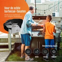 GrillX Barbecue Hoes - 170 X 61 X 117cm - BBQ Hoes Waterdicht - Beschermhoes Inclusief Trekkoord - BBQ Accesoires -Merkloos Winkel 1200x1200 705