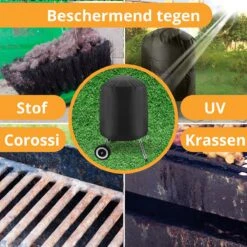 Ronde Waterdichte BBQ Hoes - Barbecue Accessoires - 57 Cm Diameter - 92 Cm Hoog -Merkloos Winkel 1200x1200 729