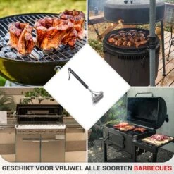 BBQ Borstel Staal RVS Reinigingsborstel Barbecue Grill Accessoires 11 BBQ Borstel Staal RVS Reinigingsborstel Barbecue Grill Accessoires -Merkloos Winkel 1200x1200 743