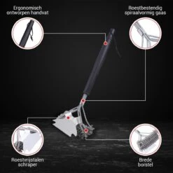 BBQ Borstel Staal RVS Reinigingsborstel Barbecue Grill Accessoires 13 BBQ Borstel Staal RVS Reinigingsborstel Barbecue Grill Accessoires -Merkloos Winkel 1200x1200 745