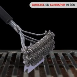 BBQ Borstel Staal RVS Reinigingsborstel Barbecue Grill Accessoires 15 BBQ Borstel Staal RVS Reinigingsborstel Barbecue Grill Accessoires -Merkloos Winkel 1200x1200 747