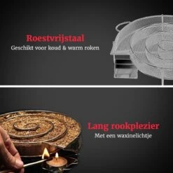 GrillX Cold Smoke Generator Met 1KG Appel Rookmot - 6 Liter - Smokerbox - RVS Rookbox - Rookgenerator - Koud Roken - BBQ Accesoires -Merkloos Winkel 1200x1200 794