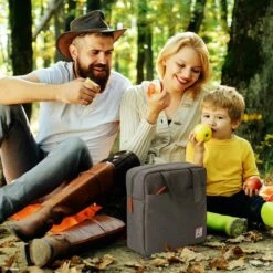 Brisby 4 Laags Geïsoleerde Koeltas - Lunchtas 7 Liter - Donkergrijs -Merkloos Winkel 1200x1200 831