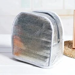 Lunch Bag - Zwart/Wit | Koeltas | Polyester / Nylon | 23x15x20 Cm | Fashion Favorite -Merkloos Winkel 1200x1200 843