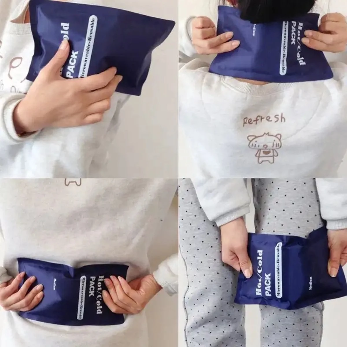 CloudNoon Koelelement - Ice Pack - Koel Pack - Hot En Cold Pack - Warmte Koude Compress - Herbruikbaar - Gel Pack - Nek Knie 5 CloudNoon Koelelement - Ice Pack - Koel Pack - Hot En Cold Pack - Warmte Koude Compress - Herbruikbaar - Gel Pack - Nek Knie - Afbeelding 3