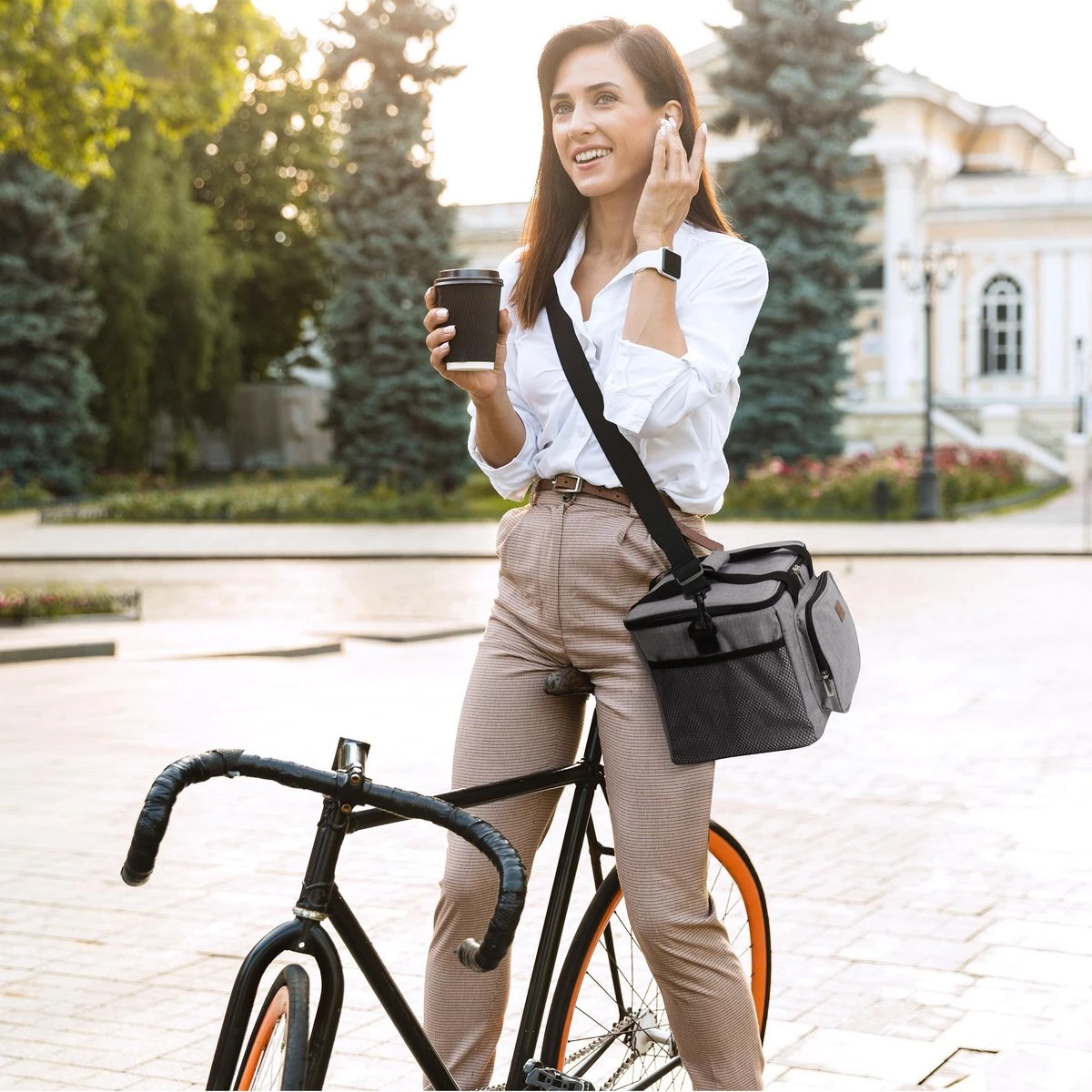 Packaway 4 Laags Geïsoleerde Koeltas - Lunchtas 15 Liter - Grijs 7 Packaway 4 Laags Geïsoleerde Koeltas - Lunchtas 15 Liter - Grijs - Afbeelding 5