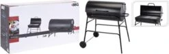 BBQ XL Houtskoolbarbecue - Cilindervorm - Grilloppervlak (LxB) 71 X 35 Cm - Zwart -Merkloos Winkel 1200x382