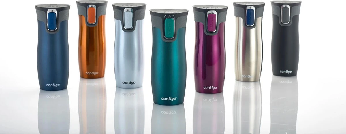 Contigo Westloop Drinkfles - Stainless Steel - 470ml 10 Contigo Westloop Drinkfles - Stainless Steel - 470ml - Afbeelding 8