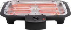 Tristar BQ-2813 Electrische Tafelbarbecue - Grilloppervlak (LxB) 38x22 Cm - 2000W - Zwart -Merkloos Winkel 1200x520