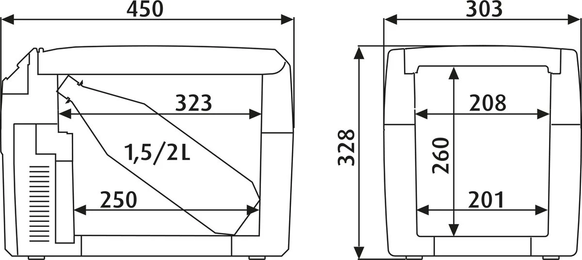 Koelbox Dometic TropiCool TCX 14 Liter 45x32,8x30,3 Cm 4 Koelbox Dometic TropiCool TCX 14 Liter 45x32,8x30,3 Cm - Afbeelding 3