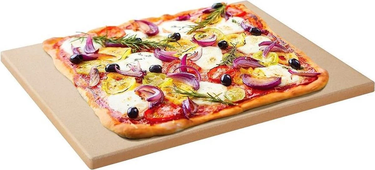 Broodbaksteen / Pizzasteen 300x400x11mm BBQ / Oven - BrandNewCake® 4 Broodbaksteen / Pizzasteen 300x400x11mm BBQ / Oven - BrandNewCake® - Afbeelding 2