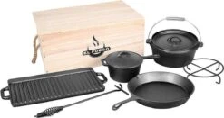 EL Fuego Dutch Oven Set Gietijzer 7-delig -Merkloos Winkel 1200x637 1