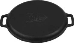 Valhal Outdoor Skillet / Plancha / Koekenpan - Gietijzer - Diameter 35cm, Twee Handvatten, VH35F -Merkloos Winkel 1200x698