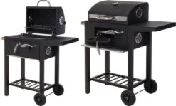Vaggan Luxe Houtskool Barbecue - Grilloppervlak (LxB) 44 X 32 Cm - Staal - Matzwart -Merkloos Winkel 1200x724