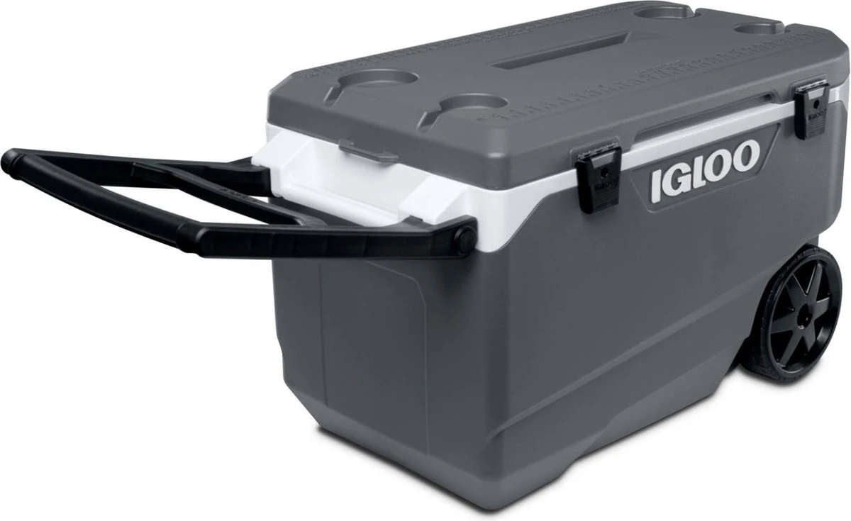 Igloo Latitude 90 Roller - Grote Koelbox Op Wielen - 85 Liter - Grijs 12 Igloo Latitude 90 Roller - Grote Koelbox Op Wielen - 85 Liter - Grijs - Afbeelding 10